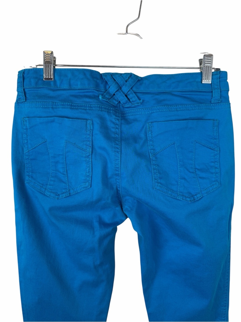Tripp NYC Skinny Bright Blue Jeans Goth Punk Y2K
